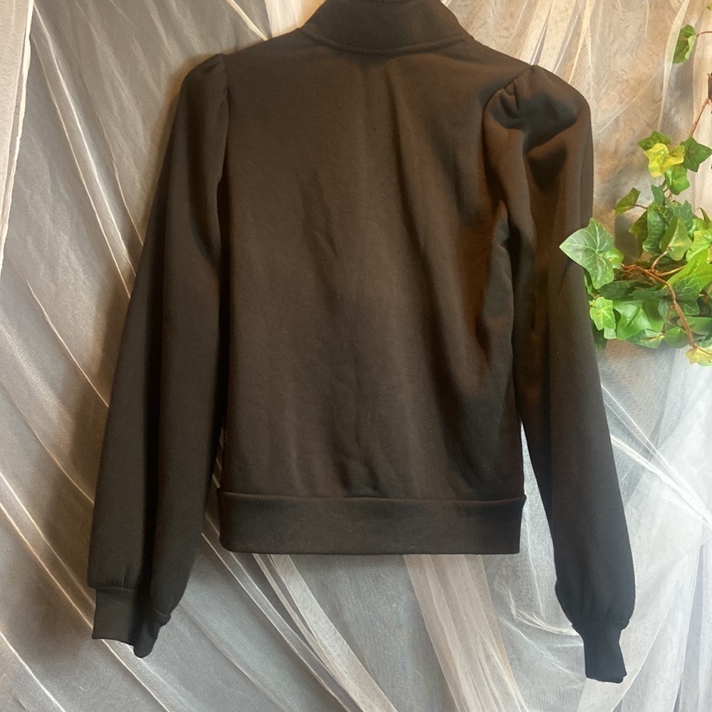 Love Squad 1/4 zip Black Sweatshirts size xs - Picture 3 of 7